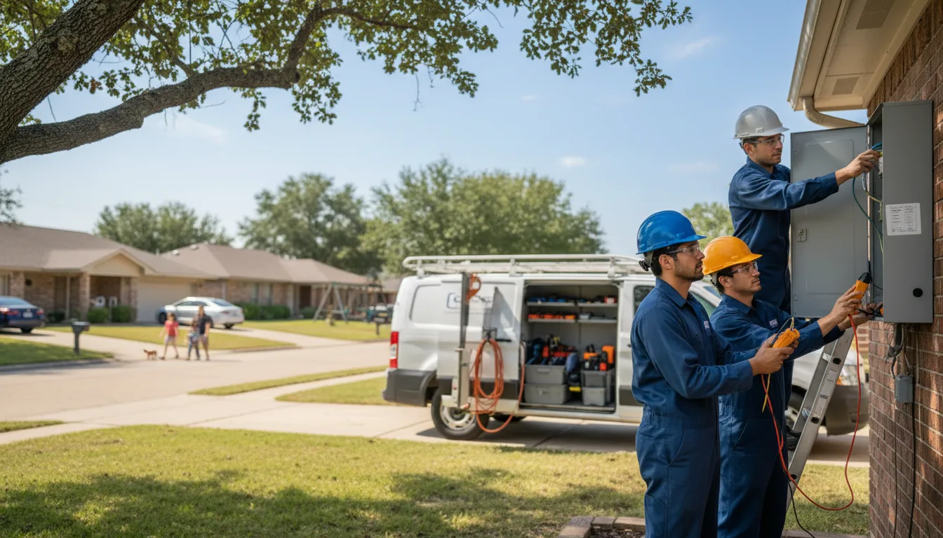 Certified electrician providing emergency electrical services in Valdosta, GA